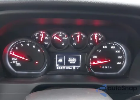 2025 Chevrolet Silverado 1500 4Wd Short Bed Custom Trail Boss z USA, uszkodzony, nr VIN 3GCUKCEDXSG303956